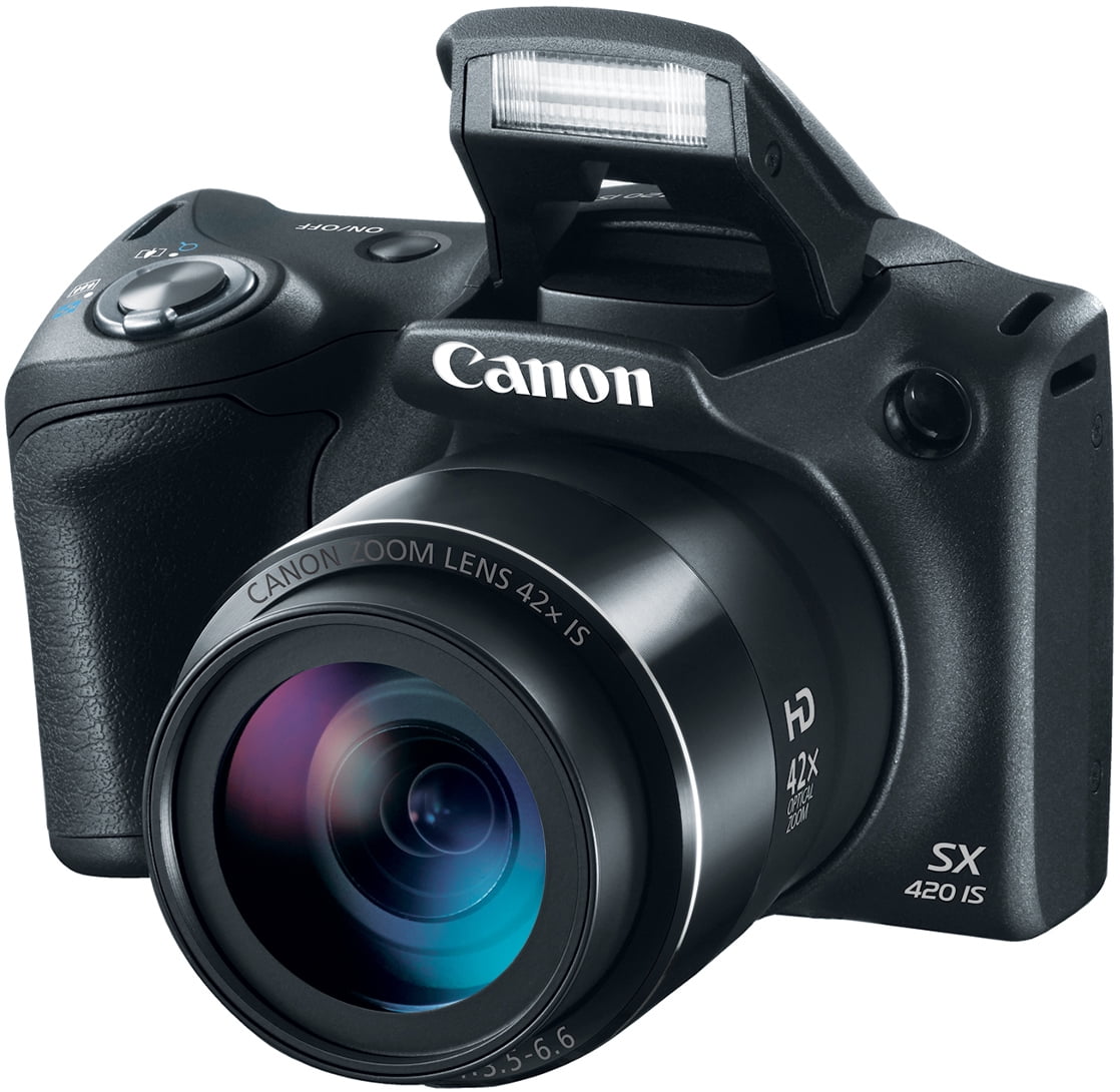 20.0-Megapixel PowerShot SX420 IS Digital Camera in Black
