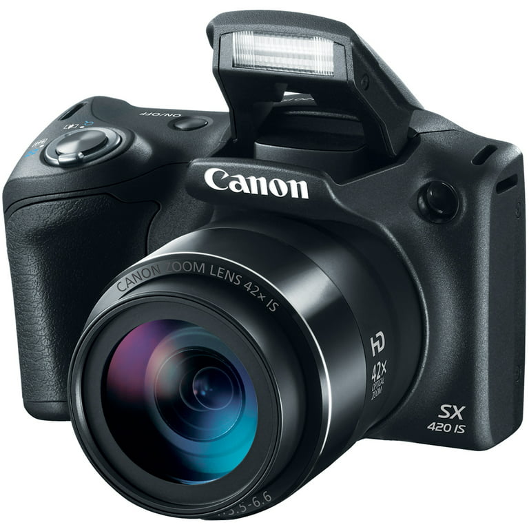 operador Pensar Vandalir 20.0-Megapixel PowerShot SX420 IS Digital Camera in Black - Walmart.com