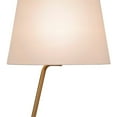 thumbnail image 5 of Pemberly Row 60.75" Midcentury Modern Tilted Brass Floor Lamp with Fabric Shade, 5 of 11