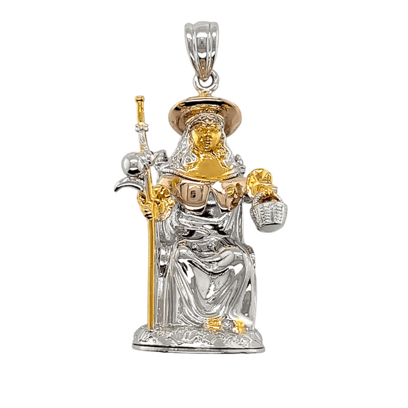 925 Sterling Silver Santo Niño de Atocha Pendant
