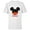 White, variant on Disney Mickey Mouse Red Shorts Icon Primo Familia Spanish- Short Sleeve T-Shirt for Kids - Customized-White