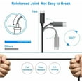 thumbnail image 4 of USB C To 3.5mm Audio Aux Jack Cable(3.3ft),Type C Adapter To 3.5mm Headphone Audio Stereo Cord Car Aux Cable for iPad Pro,Samsung Note 20, Google Pixel And More Type-C Devices (Black), 4 of 8