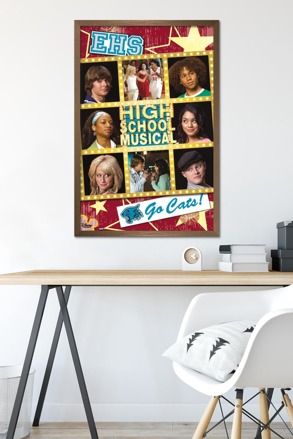 High School Musical - Grid Wall Poster, 22.375" x 34" Framed