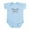 Sky Blue, variant on CafePress - King Remington Infant Bodysuit - Baby Light Bodysuit, Size Newborn - 24 Months