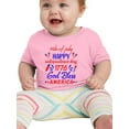 thumbnail image 1 of 4Th Of July Happy T-Shirt Infant -Image by Shutterstock,  6 Months, 1 of 4