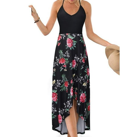Elegant Casual Dress UKAP Womens Long Dress Beach Casual Holiday Party Sexy Sundress Summer Elegant Maxi Dresses ()