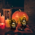 thumbnail image 5 of CASAFUN Halloween Candle Holder, Tealight Candle Holders with Pumpkin Ghost Bat Spider, Funny Shadow Black Metal Tea Light Holders, Scary Halloween Decoration for Table Centerpieces Party, 5 of 6