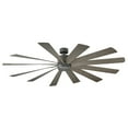 thumbnail image 4 of Windflower 80" Graphite/Weathered Gray Dimmable LED Smart Ceiling Fan, 4 of 12