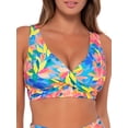 thumbnail image 2 of Printed Elsie Underwire Wrap Bikini Top Swimsuit, 2 of 6