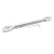 thumbnail image 1 of Manillar barra transversal para motocicleta 7/8" manillar Cross Bar volante palanca fuerza tono de plata, 1 of 1