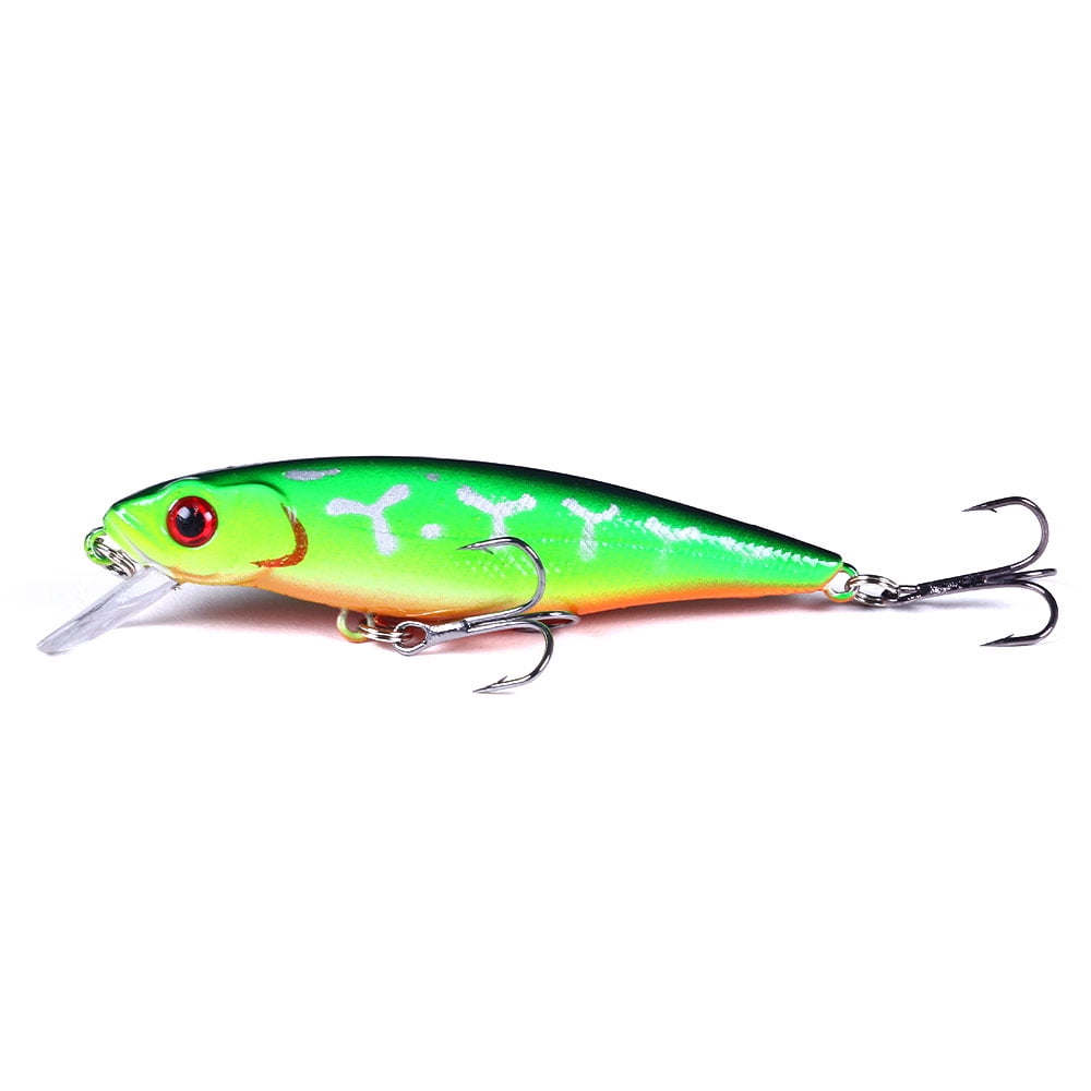 HENGJIA Fishing Lures Large Hard Bait Minnow VIB Lure with Treble Hook Life-Like Swimbait Fishing Bait Popper Crankbait Sinking Lure for Trout Bass Walleye Redfish