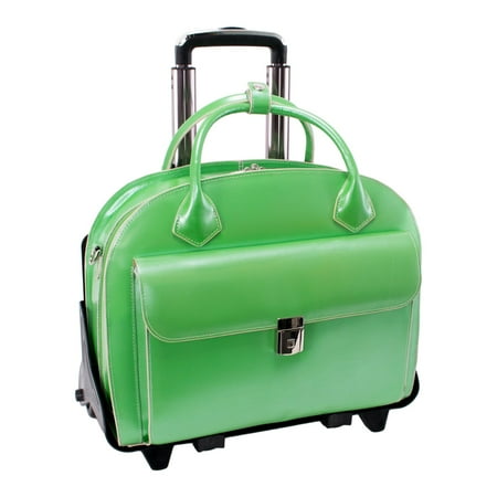 McKlein USA Glen Ellyn 2-in-1 Removable-Wheeled Briefcase