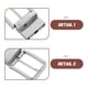 thumbnail image 3 of unbranded Clip Para Cinturón Ajustable En Plata Ideal Para Reparar Cinturones De, 3 of 8