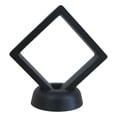 thumbnail image 3 of Appoft Challenge Coin Display Frame, 3D Floating Display Case Stand Holder, Medallion Medal Specimen Military Coin Clear Box (Black), 3 of 6