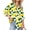 Lemon-6, variant on Women Hawaiian Shirt Lemon Long Sleeve Beach Button Down Shirts Summer Casual Tops for Vacation