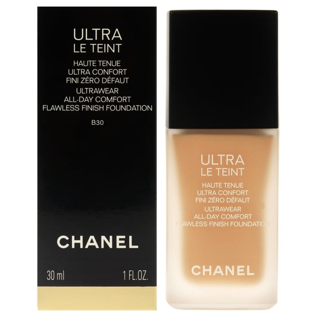 Ultra Le Teint Ultrawear Flawless Foundation - B30 Medium Neutral by Chanel for Women - 1 oz Foundation