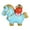 A2*F, variant on Resin Horse Statue, Fire Horse Figurine, Year of the Horse Gifts 2026 Decorations, Spring Festival Cute Zodiac Gift Blessing Souvenir Home Office Store Restaurant Tabletop Decors,3.35X2.72inch