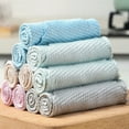 thumbnail image 2 of sruoe Kitchen Dish Cloths for Washing Dishes, 5 Pack Dish Cloth, Kitchen Towels, Cleaning Rags Microfiber, Washable Absorbent Oil Rectangular Towel, Thick Towel Wipe Table Dishwashing Rag, 2 of 7