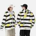 thumbnail image 6 of Sigee Lemon Print UPF50+ Men's Sun Protection Hoodie Shirt SPF UV Shirt Long Sleeve Fishing Outdoor Lightweight, S-3XL, 6 of 9