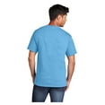 thumbnail image 2 of Port & Company Men's Core Cotton Classic Comfort and Relabeling Casual T-Shirts Aquatic Blue Small, 2 of 5