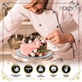 thumbnail image 6 of O'Creme White Wraparound Cake Pastry Round Drum Board 1/4 Inch Thick, 8 Inch Diameter - Pack of 10, 6 of 9
