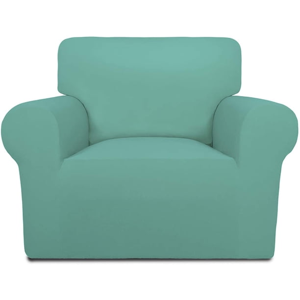 Funda de sofá superelástica para silla, funda de sofá suave antideslizante de licra, protector de muebles lavable con espuma antideslizante y parte inferior elástica para niños, mascotas Xemadio LRWJ063-6