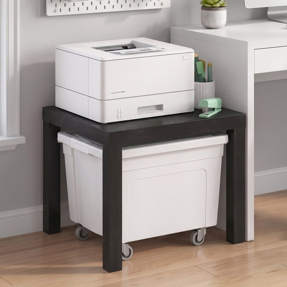 Furinno Simple Square Coffee Table, Side Table, Black