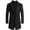 Z1-Black, variant on Dovford Men's Casual Trench Coat Slim Fit Notched Collar Long Jacket Overcoat Single Breasted Pea Coat wih Pockets