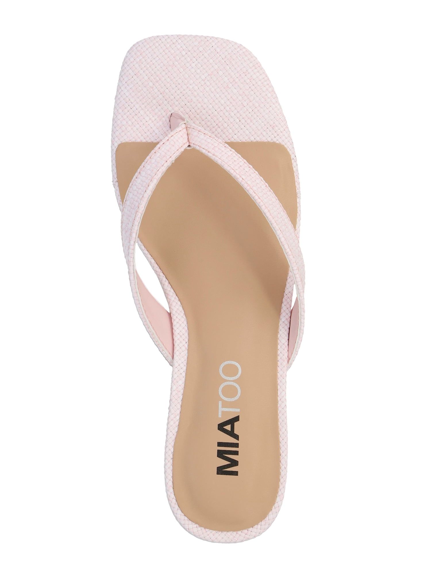 Mia Too Women's Nikole Thong Kitten Heel Sandal