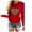 Red, variant on ICHUANYI Womens Trendy Casual Crewneck Sweatshirt Long Sleeve Heart Print Shirt Soft Lightweight Loose Top Fall Winter Clothing 2023