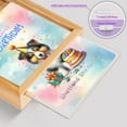 thumbnail image 4 of Happy Birthday Cute Puppy Shetland Sheepdog with Cake Gifts Party Hat Acrylic Plaque with Wood Photo Frame Box Sheltie Dog Lover Gifts Light Box - 00029, 4 of 5
