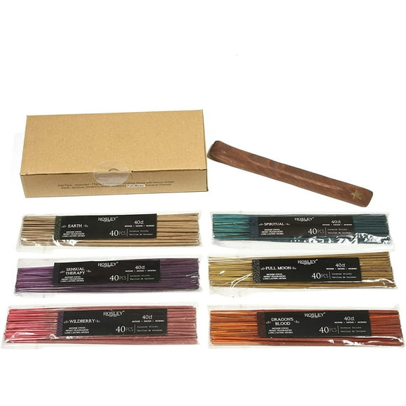 Hosley 240 Pack of Assorted Fragrance Incense Sticks