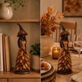 thumbnail image 2 of Enchanted Autumn Witch Figurine Magical Fall Witch Statue Resin Harvest Witch Sculpture for Indoor Halloween Home Display, 2 of 5