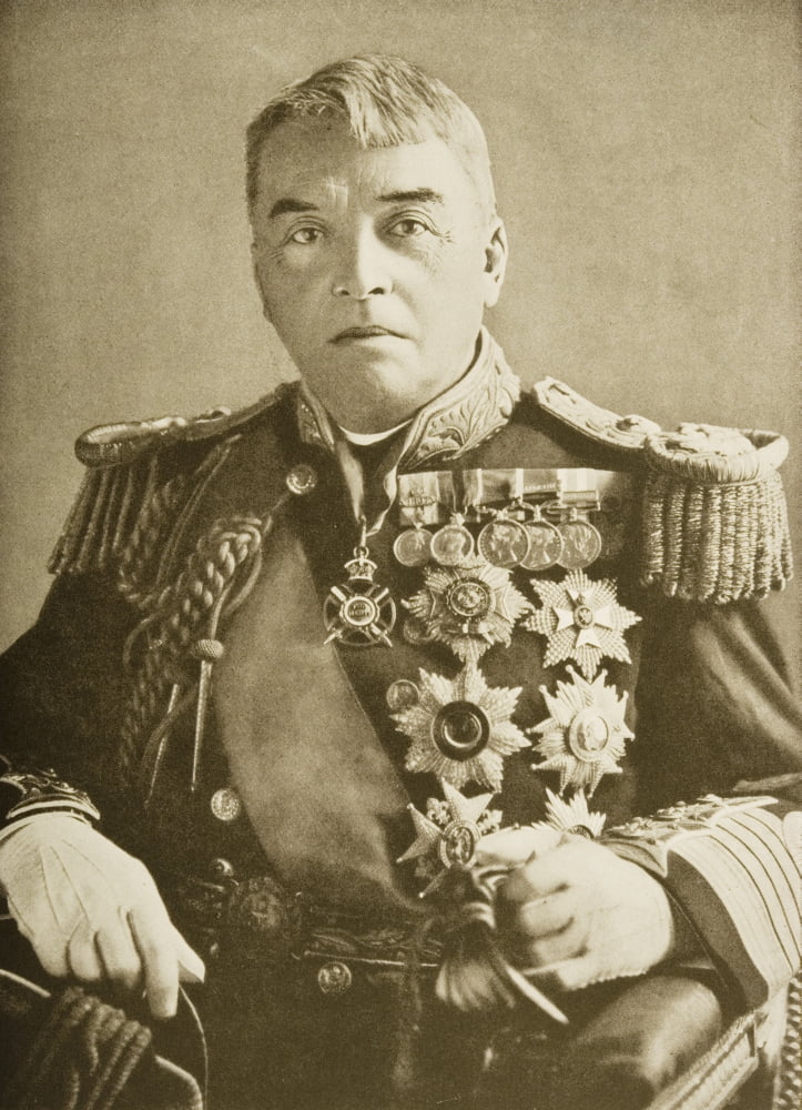 Admiral John Arbuthnot Fisher1841-1920 Baron Fisher Of Kilverstone Often Referred To As The Greatest Royal Navy Admiral Since Nelson From A Photograph By Reginald Haines Canvas Art - Ken Welsh Design