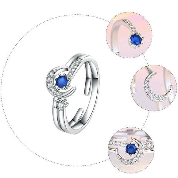 Milisten 1Set Thumb Rings Finger Ring Romantic Design for Women