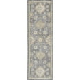 thumbnail image 2 of 3' x 5' Sage Green Floral Vine Bordered Wool Indoor Area Rug, 2 of 3