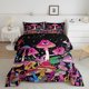 thumbnail image 1 of Exótico set de cama de setas para Niños Niñas,Plantas silvestres Borgoña Planta Todos, 1 of 7