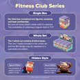 thumbnail image 3 of Lulu The Piggy Blind Box Figures - Fitness Club Series Blind Boxes Mystery Box Cute Animal Figurines Collectible Toys Home Desk Decorations Holiday Birthday Gifts, Single Box, 3 of 4