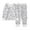 White2, variant on Boys Halloween Pajama Set Long Sleeve Sleepwear with DIY Print Comfortable Wear for Kids 2 10 Years