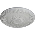 thumbnail image 3 of Ekena Millwork 26 1/4"OD x 3 1/4"P Athens Ceiling Medallion (Fits Canopies up to 3 5/8"), Hand-Painted Frost, 3 of 5