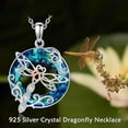 thumbnail image 6 of Necklace Gifts for Women Sterling Silver Celtic Dragonfly Pendant Irish Jewelery for Women, 6 of 10