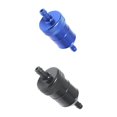 thumbnail image 1 of jinwen 2 Piece 8mm 5/16" Aluminium Blue Inline Fuel Petrol Diesels Universal, 1 of 9