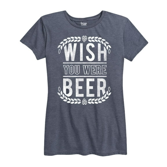 Instant Message - Wish You Were Beer - Women's Short Sleeve Graphic T-Shirt