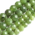 thumbnail image 4 of HOOUN Natural Green Canada Jade Faceted Round Loose Beads For Jewelry Making DIY 15''-type 18 10mm, 4 of 9