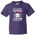 thumbnail image 3 of Inktastic If It Involves Chickens & The Farm Count me in Youth T-Shirt, 3 of 5