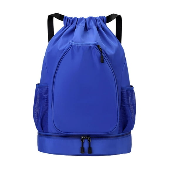Kuntesetty Basketball Backpack Bag Basketball Carrying for Basketball Soccer Volleyball blue