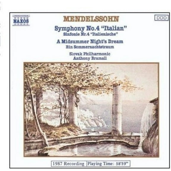 Mendelssohn - Symphony 4 - Music & Performance - CD