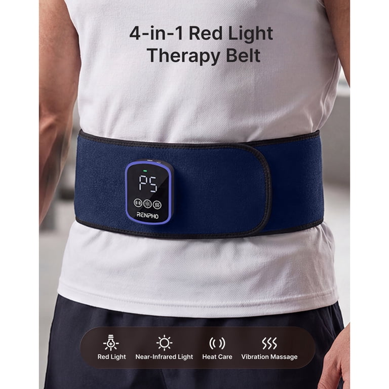 RENPHO Back Massage Belt with Heat & Red Light photo 2