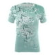 thumbnail image 4 of Fiudx Camisetas para Mujer Camiseta Estampada a La Moda para Mujer, Blusa de Manga Corta, Tops Informales con Cuello Redondo, 4 of 4