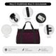 thumbnail image 4 of Fotbe Dark Purple Glitter Bolsa de Viaje con Estampado, Bolsa de Fin de Semana para Mujer con Compartimento para Zapatos, Bolsa de Gimnasio con Bolsillo Húmedo, 4 of 7